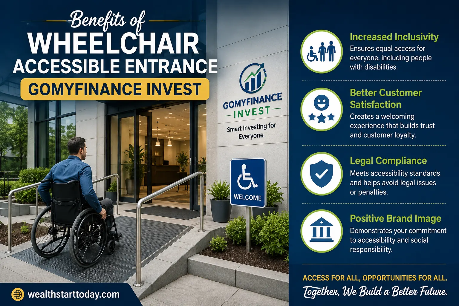wheelchair accessible entrance Gomyfinance Invest