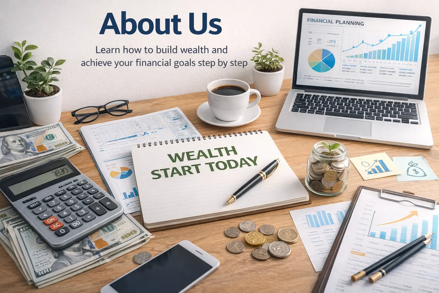 Financial planning and wealth building concept