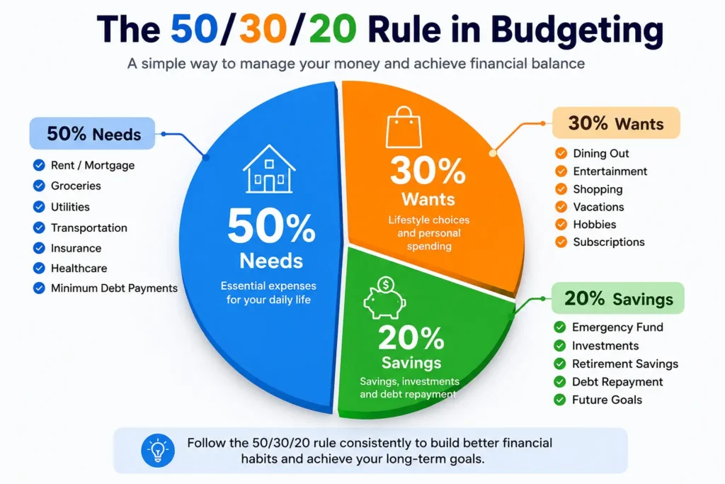 50 30 20 rule in budgeting