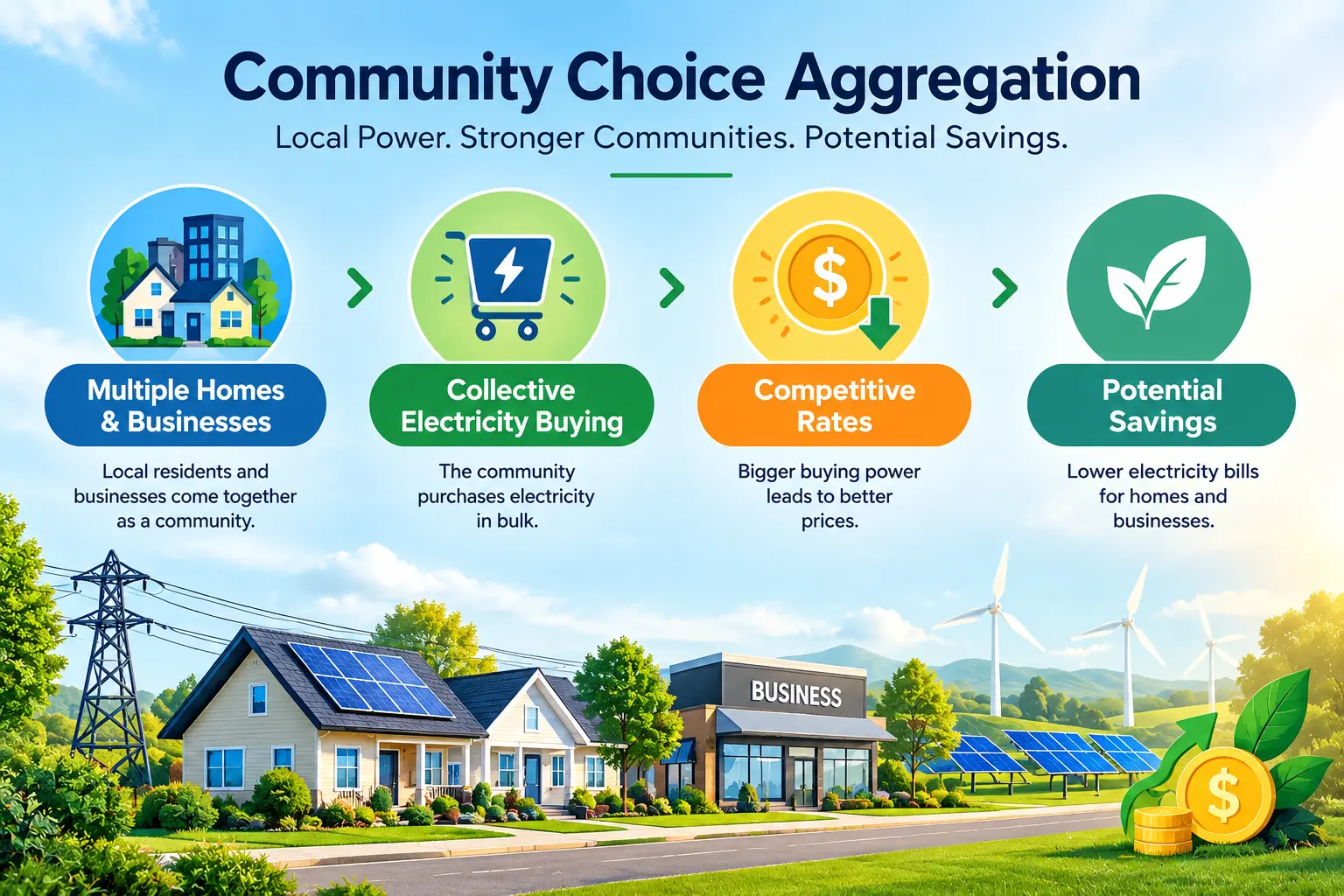 Community Choice Aggregation save money