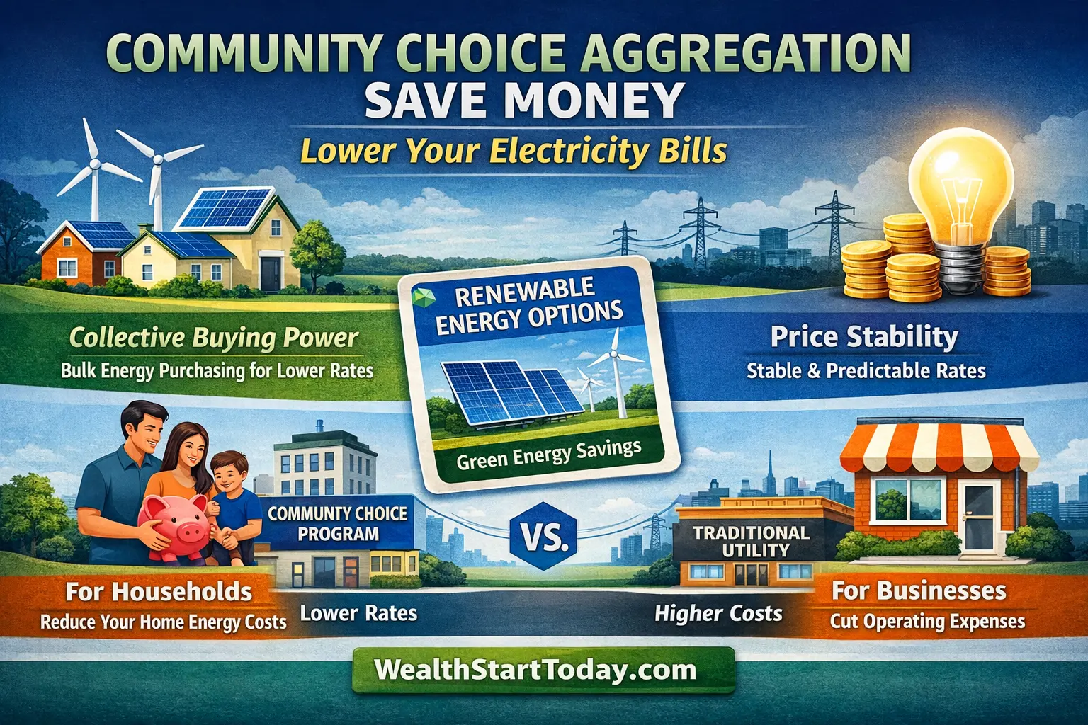 community choice aggregation save money