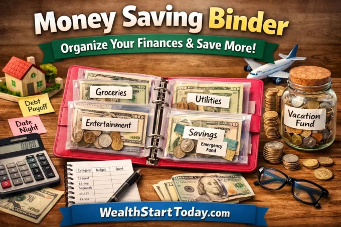money saving binder