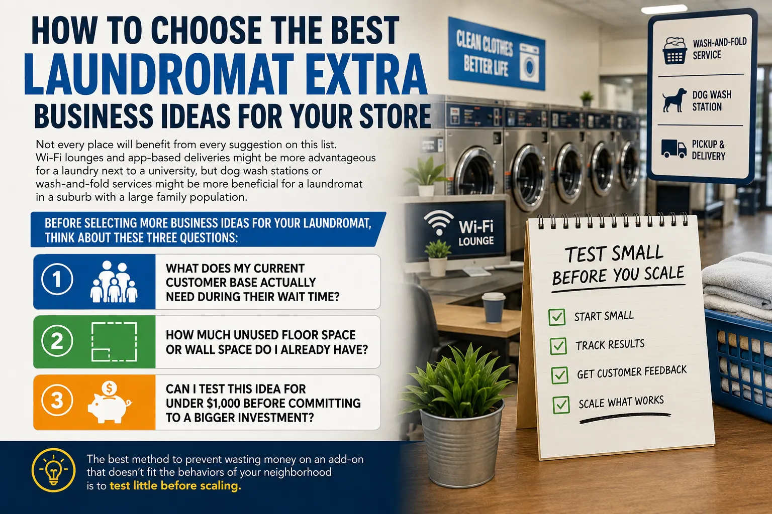 laundromat extra business ideas