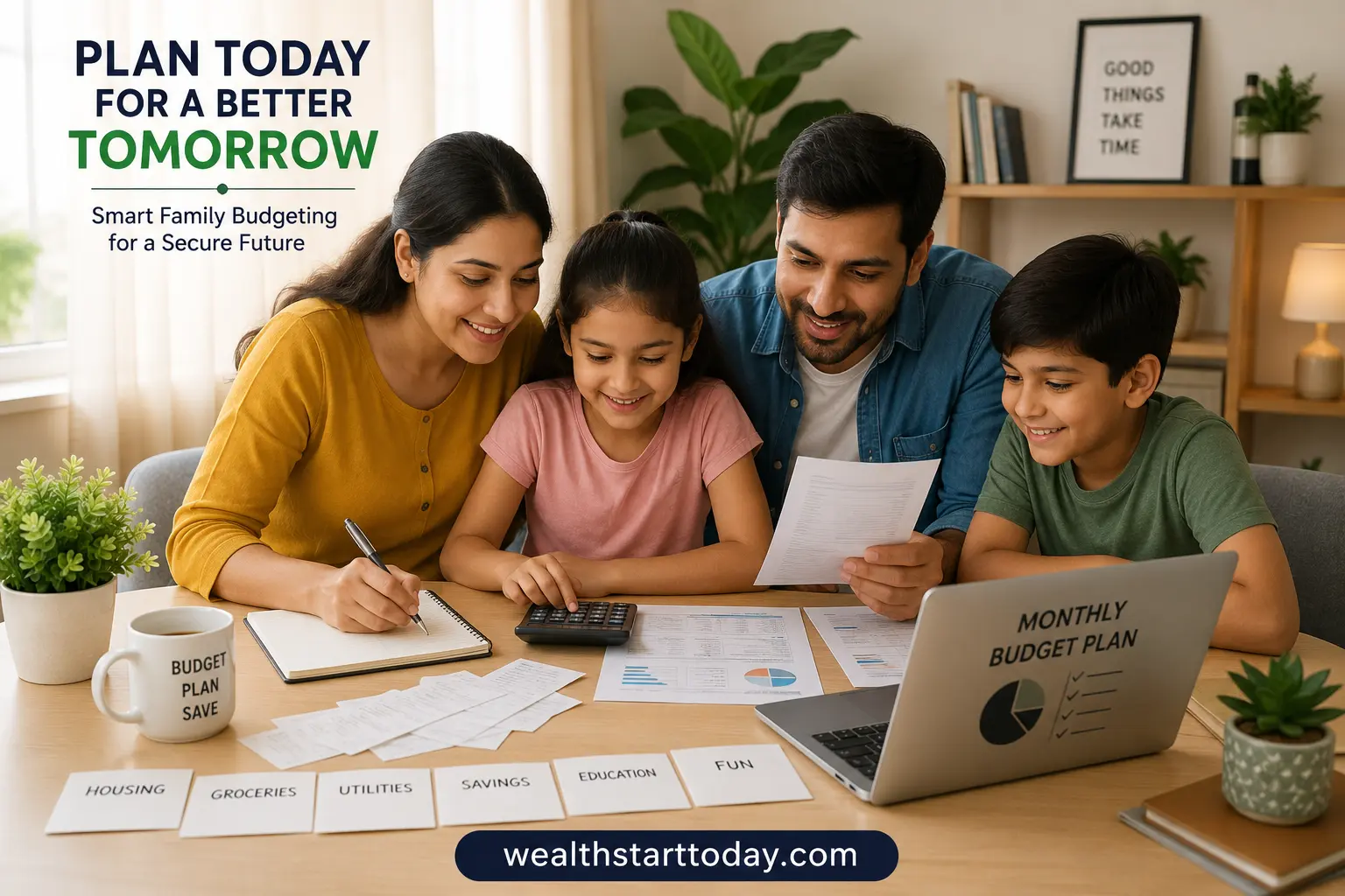 how to create a family budget