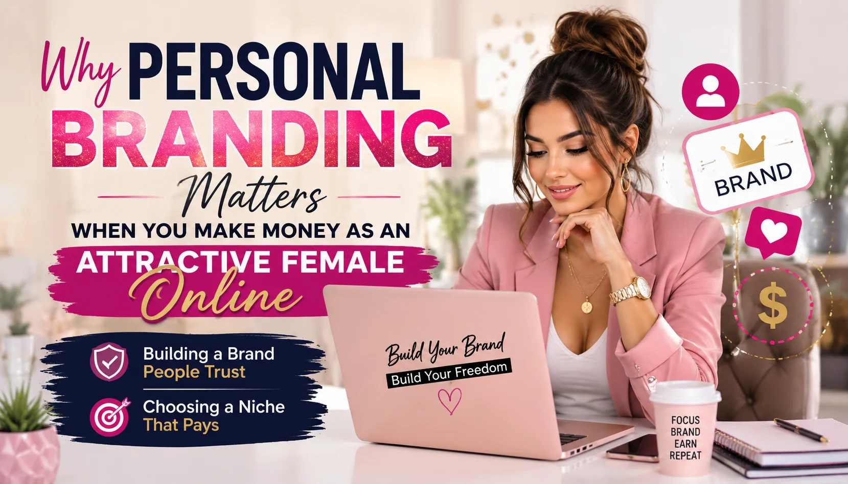 how to make money as an attractive female online