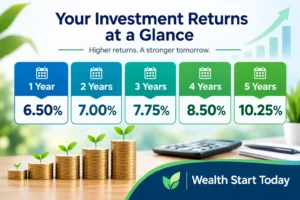 Yrefy investment classes and stated annual rates 2026
